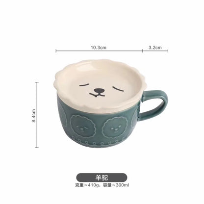 Japanese Shiba Ceramic Coffee Cup