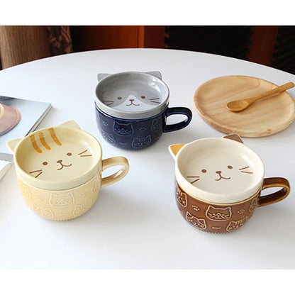 Japanese Shiba Ceramic Coffee Cup