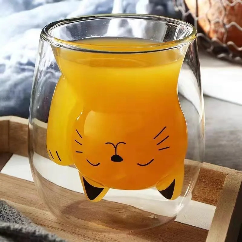 Cute Cat Shaped Glass